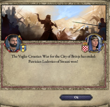 Victory over Queen Neda for brinje, February 1082.PNG